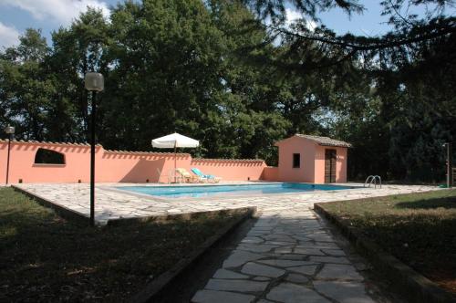 The swimming pool at or close to La Quiete