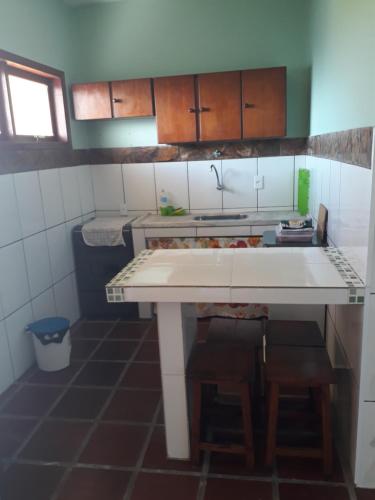 Køkken eller tekøkken på Apartamento Morada do Sol