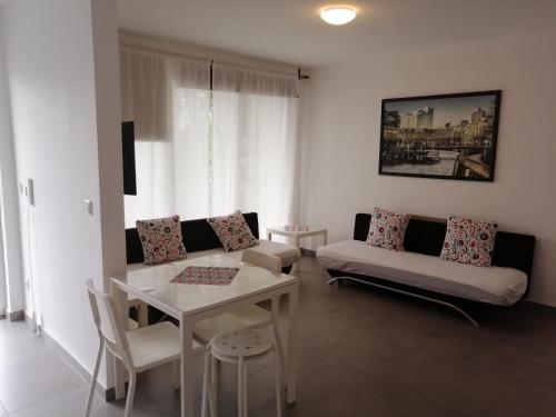 Χώρος καθιστικού στο Apartment EG