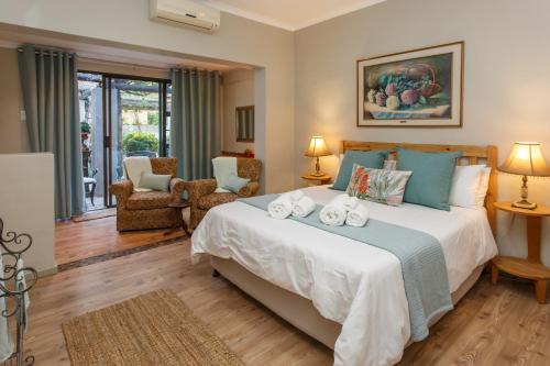 Ένα ή περισσότερα κρεβάτια σε δωμάτιο στο Argyll B&B