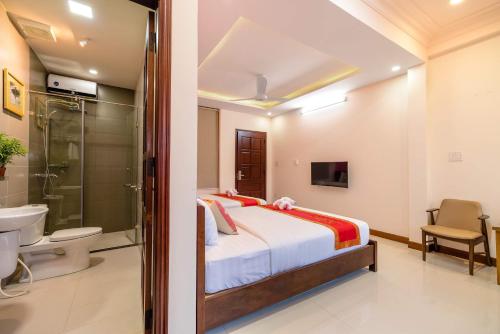 Phòng tắm tại Luna Rossa Villa