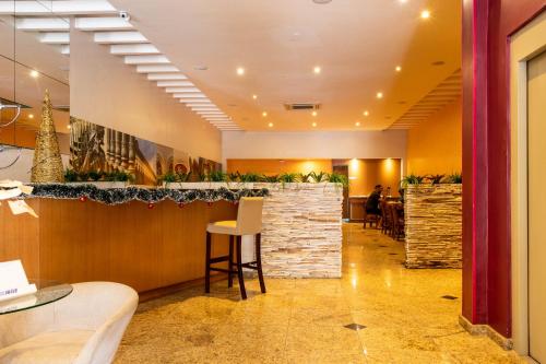 Koupelna v ubytování Pompeu Rio Hotel
