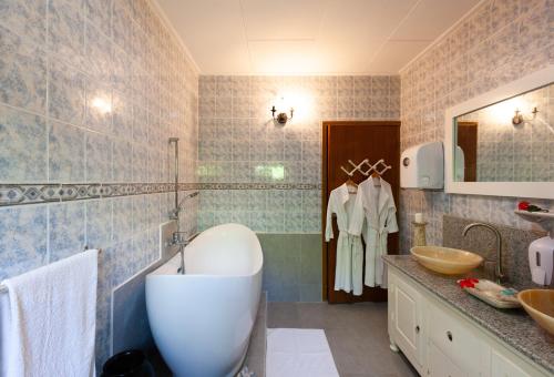 Koupelna v ubytování Oceane Self Catering
