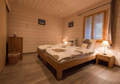 Postel nebo postele na pokoji v ubytování Bnb la Péniche