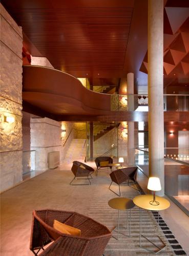Ruang duduk di Parador de Lorca