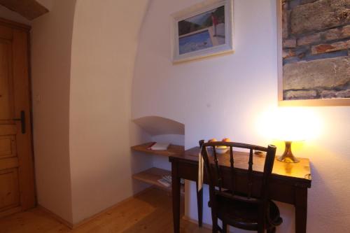 Χώρος καθιστικού στο Apartmán Tri Klenby
