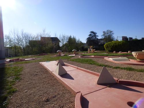 a park with a bunch of skateboards on the ground at Cit'Hotel Escatel in Mâcon