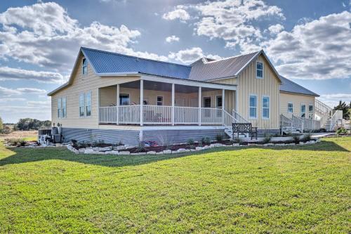 a large house with a large yard at Pool, Hot Tub and Game Room Schulenburg Retreat in Schulenburg