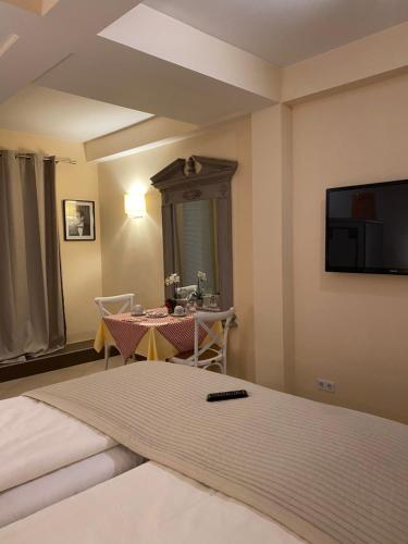 Ένα ή περισσότερα κρεβάτια σε δωμάτιο στο Park Apart Hotel Gatower Str.