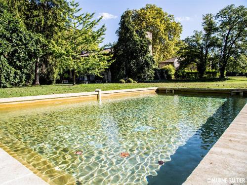Bazén v ubytování Chambres d'Hôtes Château Beaupré nebo v jeho okolí