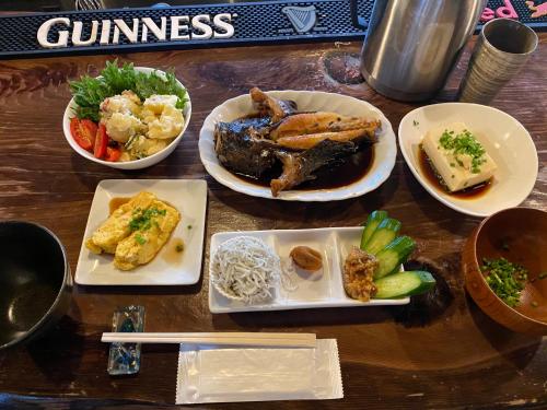 Nápoje v ubytování Guest house & Bar Diamond Head