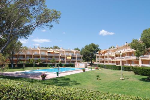 Bazén v ubytovaní Guardamar playa alebo v jeho blízkosti