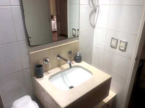 Ένα μπάνιο στο Apart hotel Fraga