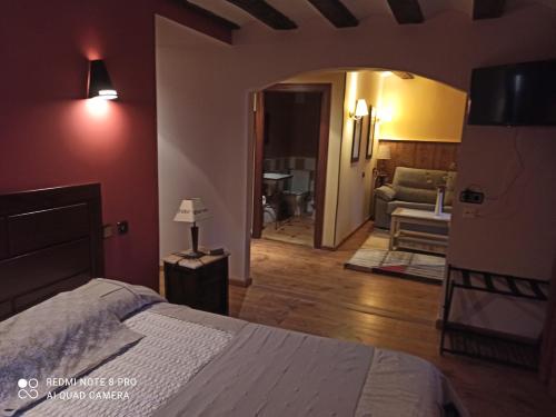 Ein Bett oder Betten in einem Zimmer der Unterkunft Casa Rural La Calera