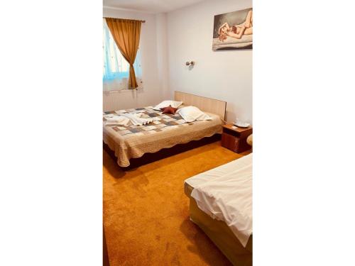 Postel nebo postele na pokoji v ubytování Pensiunea Riccardo