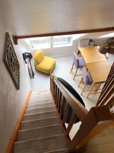 Posezení v ubytování Appartement charmant à Sarzeau avec vue sur la mer, 55 m²