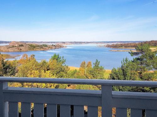 a view of a river from a balcony at 10 person holiday home in KLÖVEDAL in Klövedal