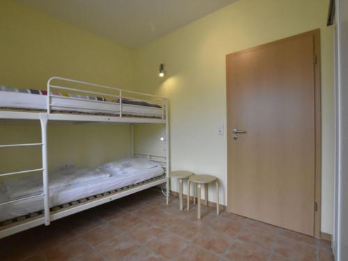 Katil atau katil-katil dalam bilik di Gemütliches Appartement in Zierow mit Außenkamin