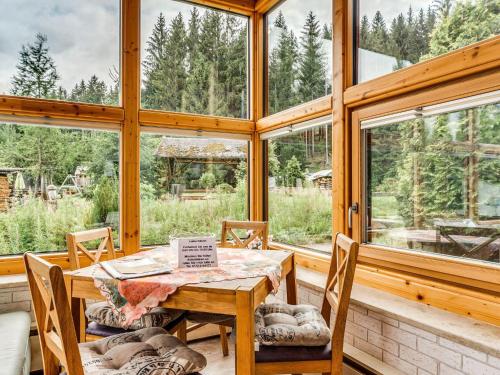 Zahrada ubytování Holiday Home in Jägersgrün near Ski Slopes
