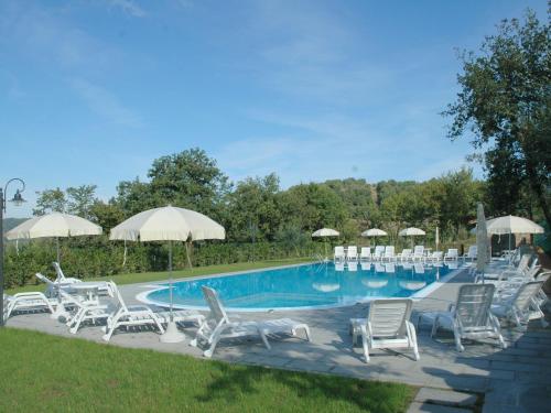 Πισίνα στο ή κοντά στο Farmhouse Umbria-Tuscany with Pool