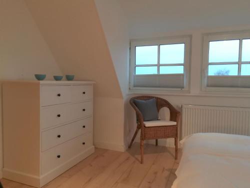 Katil atau katil-katil dalam bilik di Ferienwohnung Fischerstieg