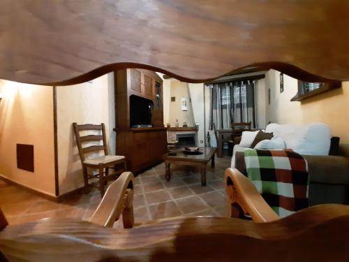 O zonă de relaxare la Apartamentos Rurales Esencias De La Alcarria