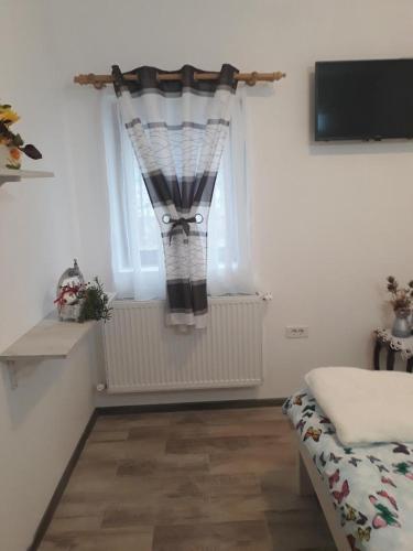 Postel nebo postele na pokoji v ubytování PENSIUNEA DODO