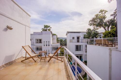 Balkoni atau teres di Quill Residence - Candolim,Goa