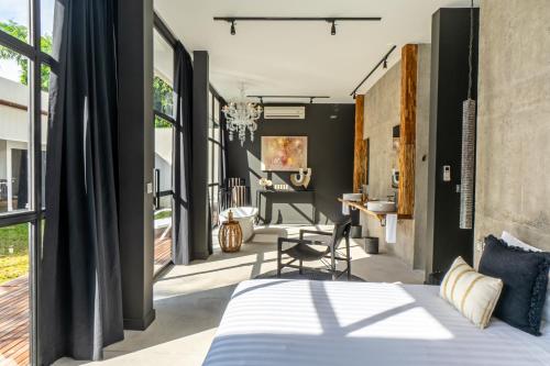 Χώρος καθιστικού στο Rouge - Loft Mango