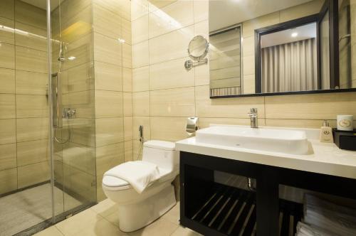Koupelna v ubytování SK LEGEND VUNG TAU HOTEL