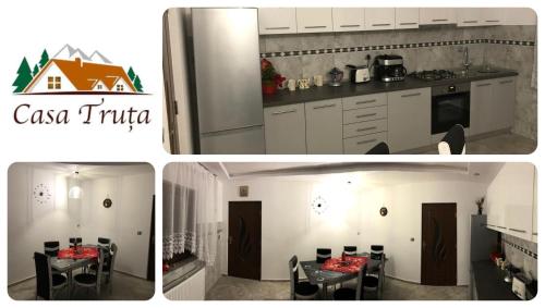 A kitchen or kitchenette at Casa Truța