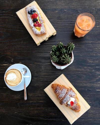 Mad på bed and breakfast-stedet eller i nærheden