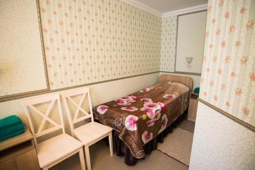 Кровать или кровати в номере База отдыха «Полушкино»