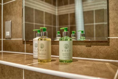 Koupelna v ubytování Executive Central MK Apartment-Theatre District