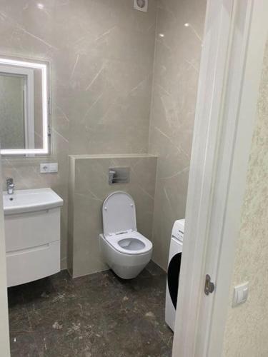 Ένα μπάνιο στο Люкс Апартаменти в центрі міста ,ЖК Театральний