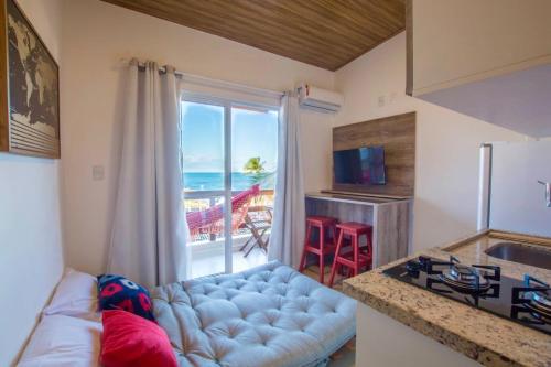 Μια τηλεόραση ή/και κέντρο ψυχαγωγίας στο Flats Morro de São Paulo