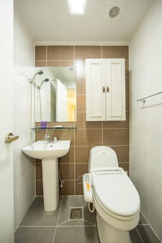 Ванная комната в Guesthouse The Hill