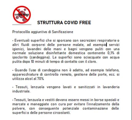 een document met een bord waarop staat dat antibiotica vrij zijn bij Mansarda In Borgo Dora in Turijn