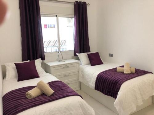 Posteľ alebo postele v izbe v ubytovaní Parque Playa La Cala de Mijas 2 Bed 2 Bathrooms