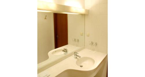Koupelna v ubytování Hotel Schwarzer Bär