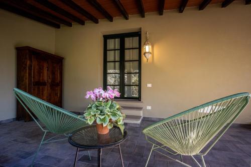 Posezení v ubytování Relais San Baio
