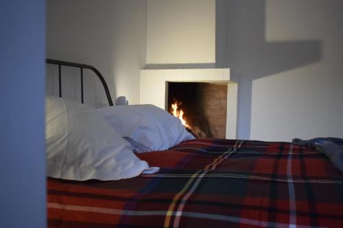 Ένα ή περισσότερα κρεβάτια σε δωμάτιο στο Casa Ziazì Room e Nature