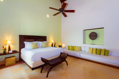 Cama o camas de una habitación en Hotel Quadrifolio