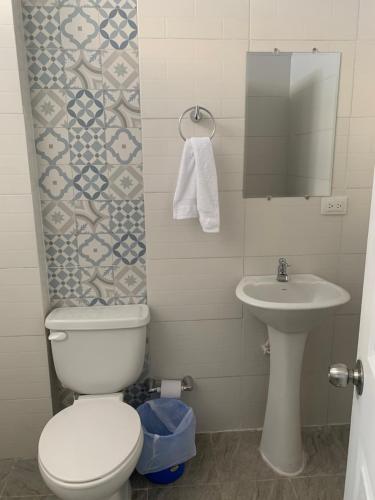 Kupaonica u objektu Mar de Indias House