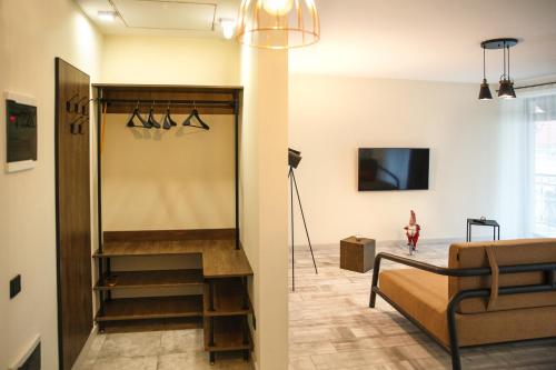 Elite Loft Apartにあるテレビまたはエンターテインメントセンター
