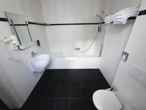 Koupelna v ubytování Hotel Washington