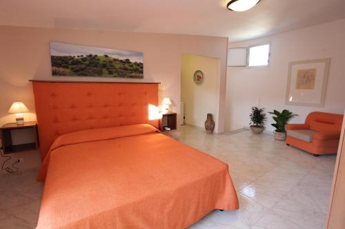 Ένα ή περισσότερα κρεβάτια σε δωμάτιο στο Apartment with Terrace in Ragusa