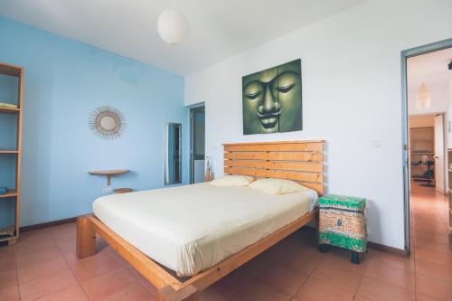 מיטה או מיטות בחדר ב-Casa Tabanka Apartment