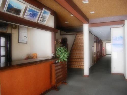 The lobby or reception area at Ougiya Ryokan