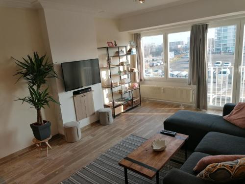 Area tempat duduk di appartement oostende vlak aan zee